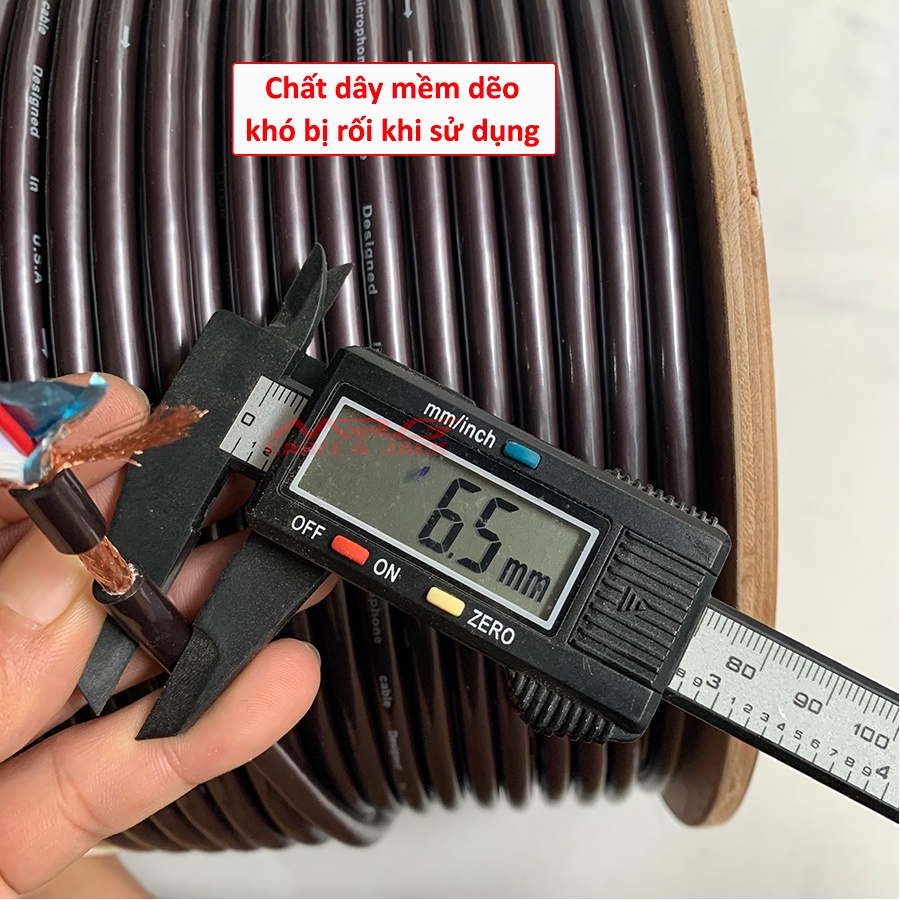 Dây Tín Hiệu Âm Thanh USA Chống Nhiễu, Lõi Đồng Nguên Chất, giá 1met dùng hàn dây canon, dây micro, dây 6 ly..vv.