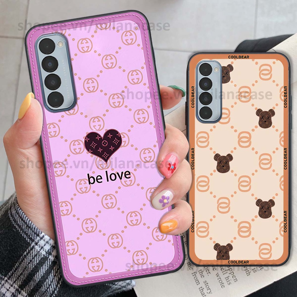 Ốp Oppo Reno4 / Reno4 Pro / Reno 4 hình trái tim be love tình yêu siêu đẹp, cá tính, thời trang