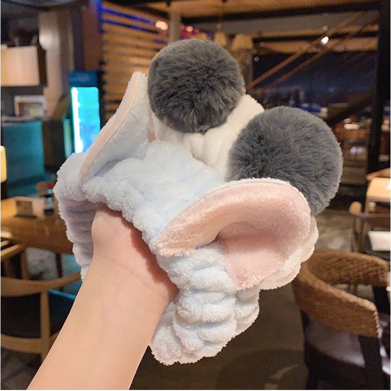 【Bờm Tóc】Băng đô Cài Tóc Rửa Mặt Hình Bướm Dễ Thương Hàn Quốc Cho Nữ