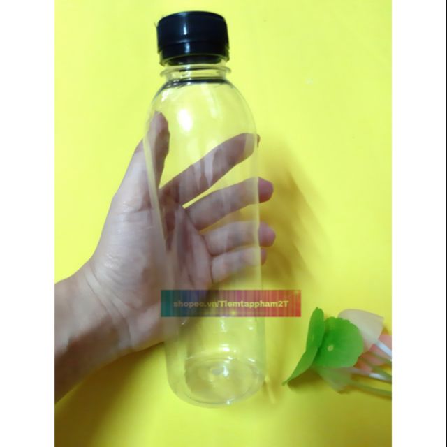 Chai nắp đen 330ml chiết hoặc đựng nguyên liệu slime
