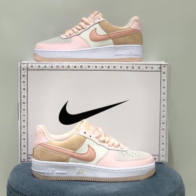 [SIÊU PHẨM  AF1 HỒNG KEM mẫu mới giày thể thao sneaker Nam Nữ Ảnh thật tự chụp + FREESHIP