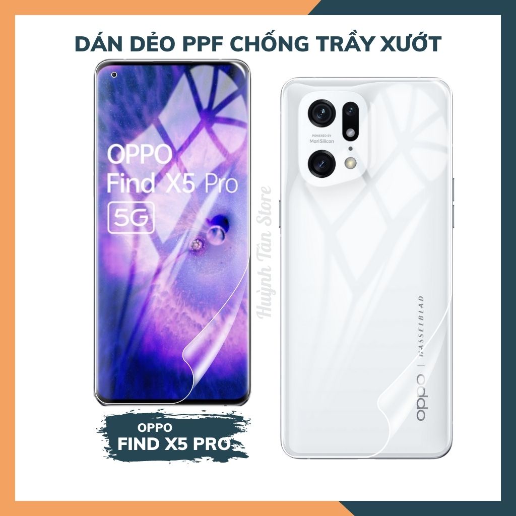 Miếng dán ppf oppo find x5 pro trong suốt hoặc nhám chống vân tay bảo vệ camera mua 1 tặng 1 phụ kiện huỳnh tân store