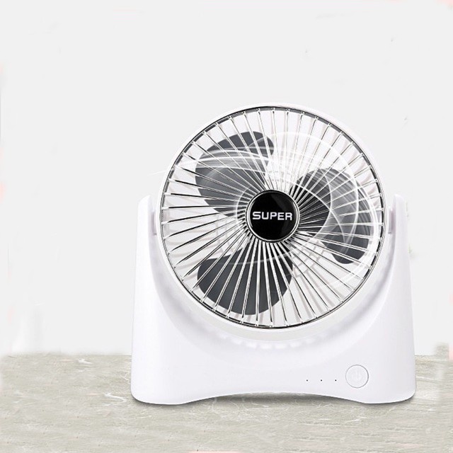 Quạt mini cao cấp để bàn cổng USB công suất lớn, 3 chế độ gió mạnh, xoay 120 độ thông minh an toàn tiện lợi