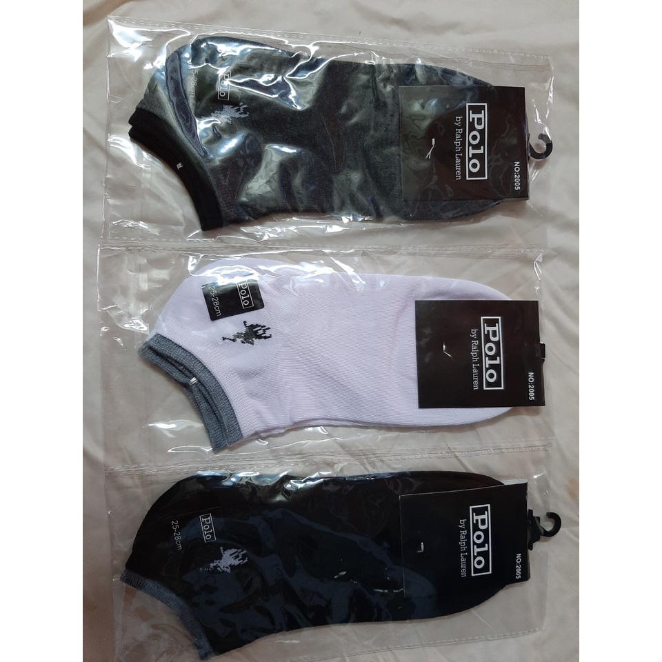 Combo 3 đôi vớ nam Polo cổ ngắn ( đủ màu)
