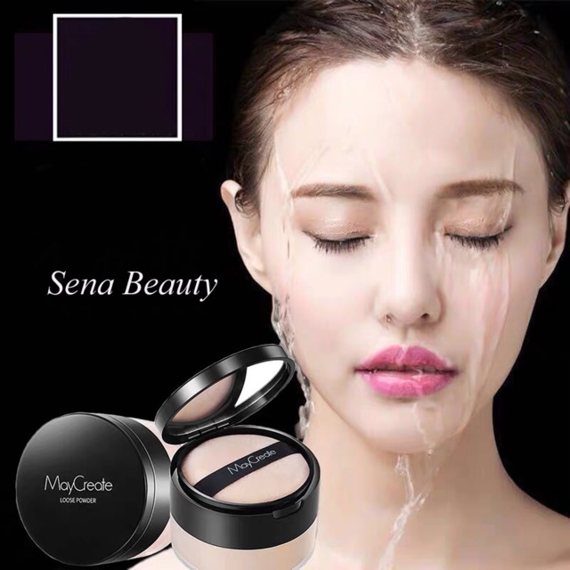 Phấn phủ dạng bột kiềm dầu che khuyết điểm Maycreate 15G Sena Beauty | BigBuy360 - bigbuy360.vn