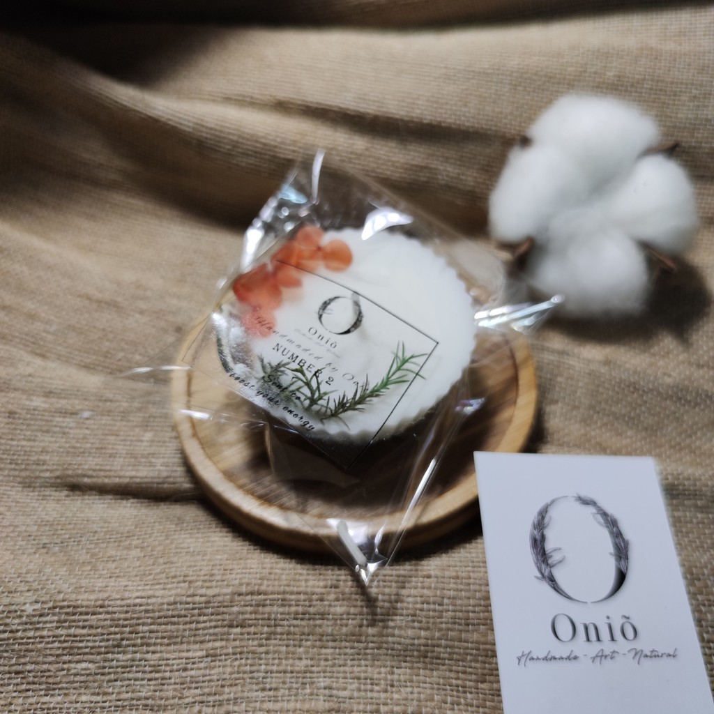 Nến cupcake trang trí - Nến thơm hương tinh dầu handmade Cupcake Oniõ - 35g sáp