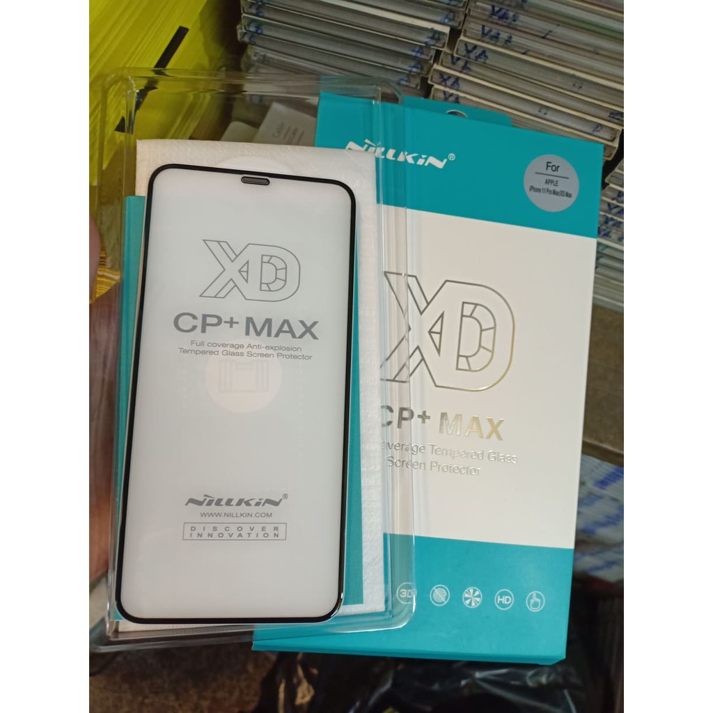 KÍNH CƯỜNG LỰC CHÍNH HÃNG NILLKIN XD CP+ MAX IPHONE X/XS/XS MAX/ XR 11/11PRO/11PRO MAX