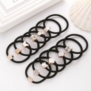 Dây buộc tóc ánh vàng Hàn Quốc 10k/15 dây buộc