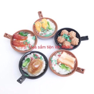 Mô hình đồ ăn cho bé và búp bê