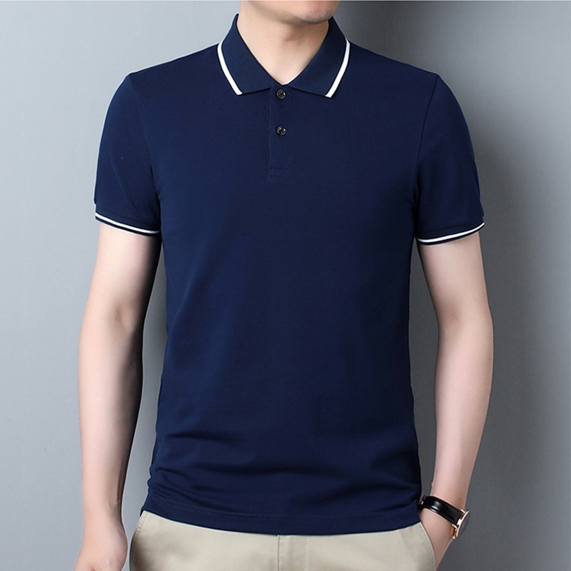 Áo thun nam cổ viền có cổ tay ngắn NPV , áo POLO trơn chất liệu cá sấu co giãn 4 chiều, form Basic | BigBuy360 - bigbuy360.vn