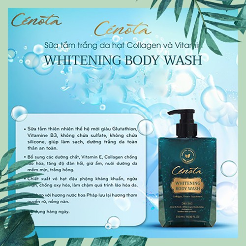 Sữa tắm trắng da hạt Collagen và Vitamin Whitening Body Wash, sữa tắm dưỡng ẩm Mã C01 Lici | BigBuy360 - bigbuy360.vn