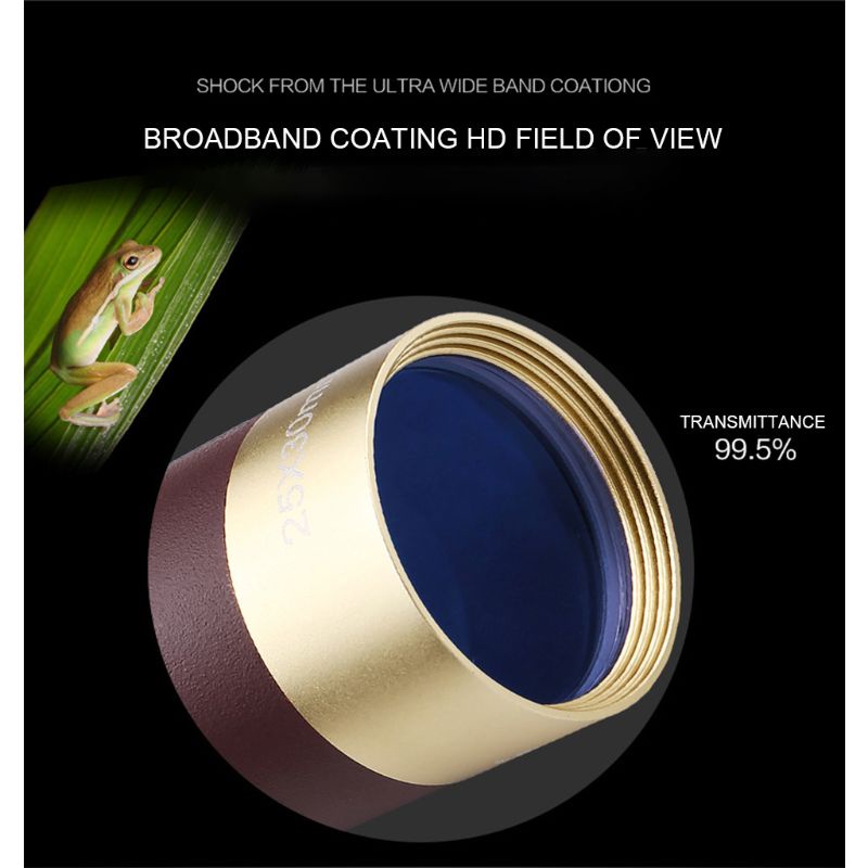 Ống nhòm một mắt quang học phóng đại 25x30 chất liệu cao cấp HD chuyên dụng cho câu cá/ thể thao