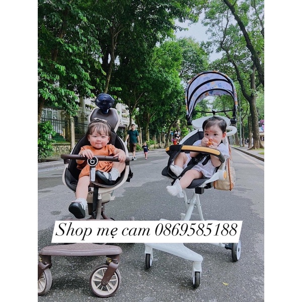 Xe đẩy gấp gọn du lịch. Xe đẩy M8 2 chiều 2 tư thế