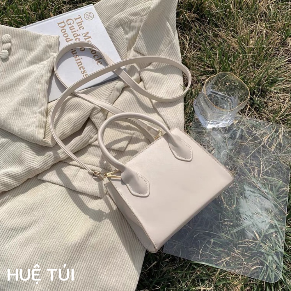 Túi xách đeo chéo phong cách trẻ trung thời trang hai quai trơn TX03