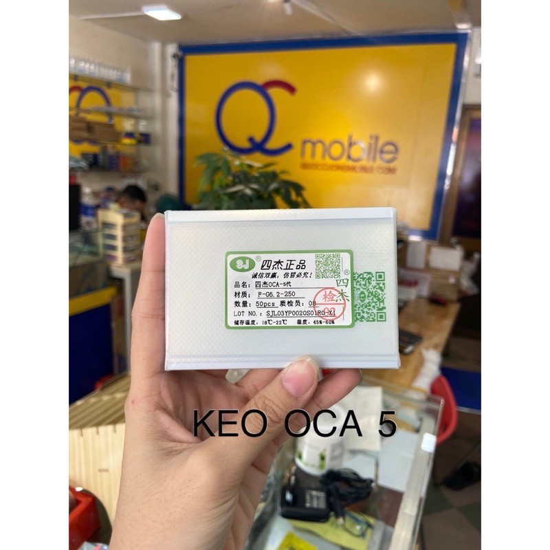 Keo ép kính 5G/ 6G/ 6Plus Chính hãng SJ