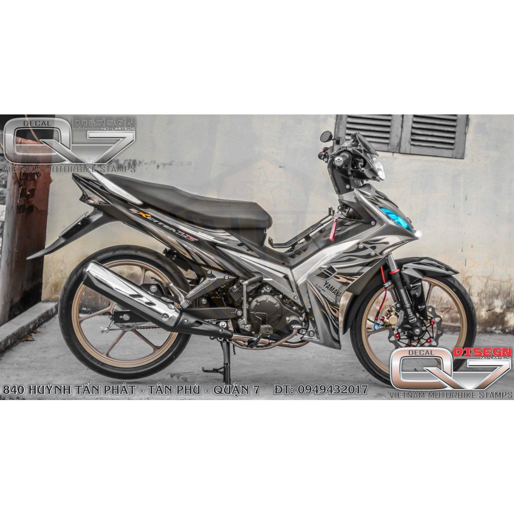 TEM RỜI EXCITER 2010 BẠC ĐEN