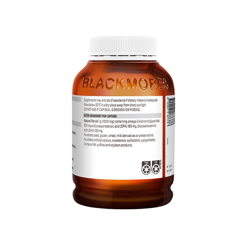dầu cá úc Blackmores Fish Oil Odourless 400 viên không mùi bổ trợ sức khỏe tim mạch mắt não mọi lứa tuổi- mẹ bean bon