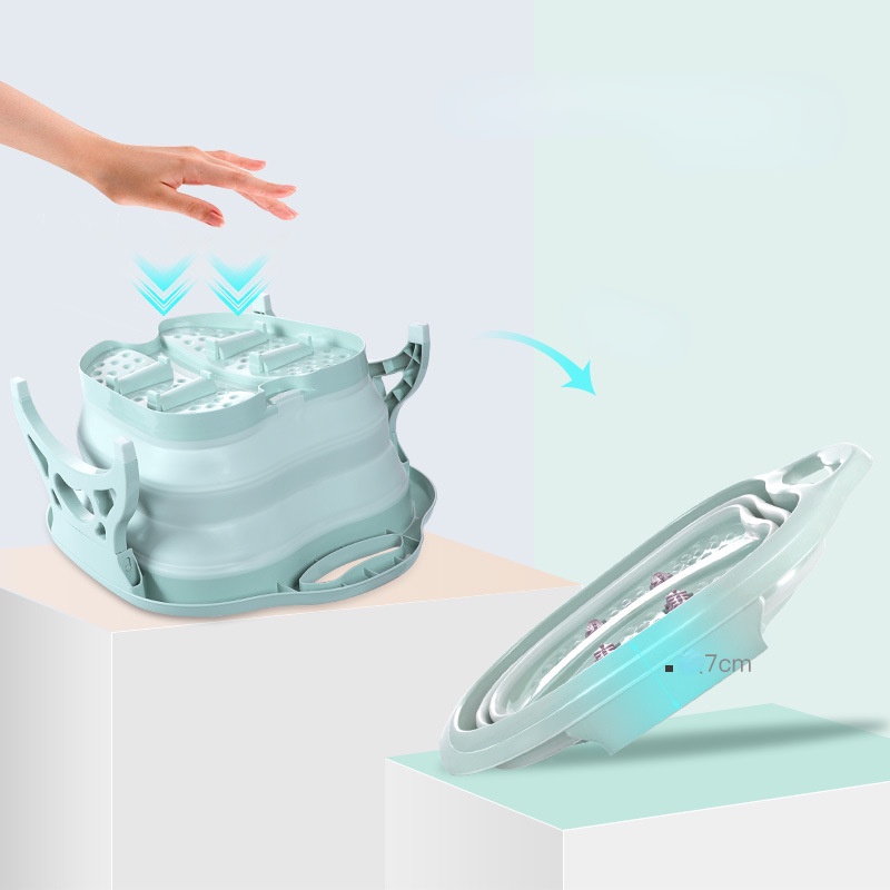 Xô Mát Xa Chân Gấp Gọn Tiện Lợi Dành Cho Người Lớn