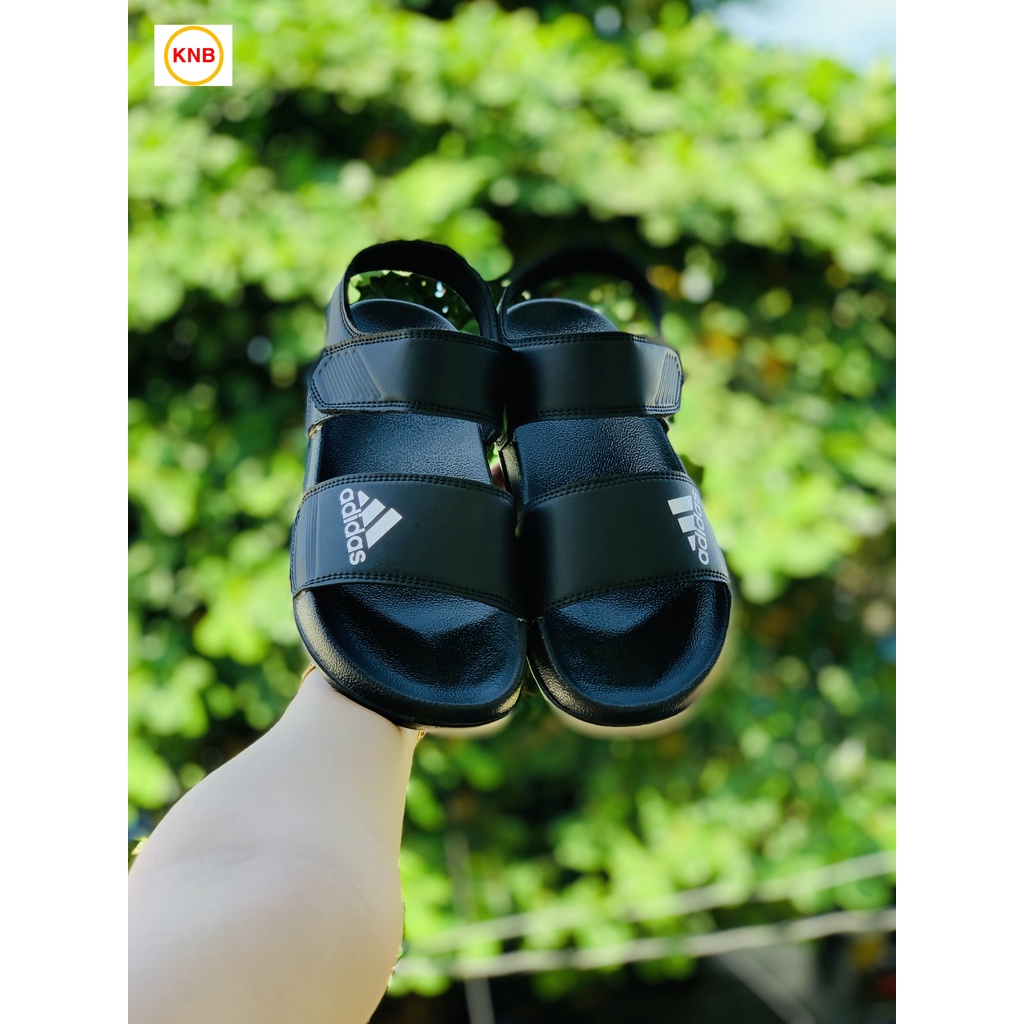 Giày Sandal -FREESHIP- Dép Sandal nam nữ , Quai hậu bền đẹp đế bằng siêu nhẹ, DAS màu đen