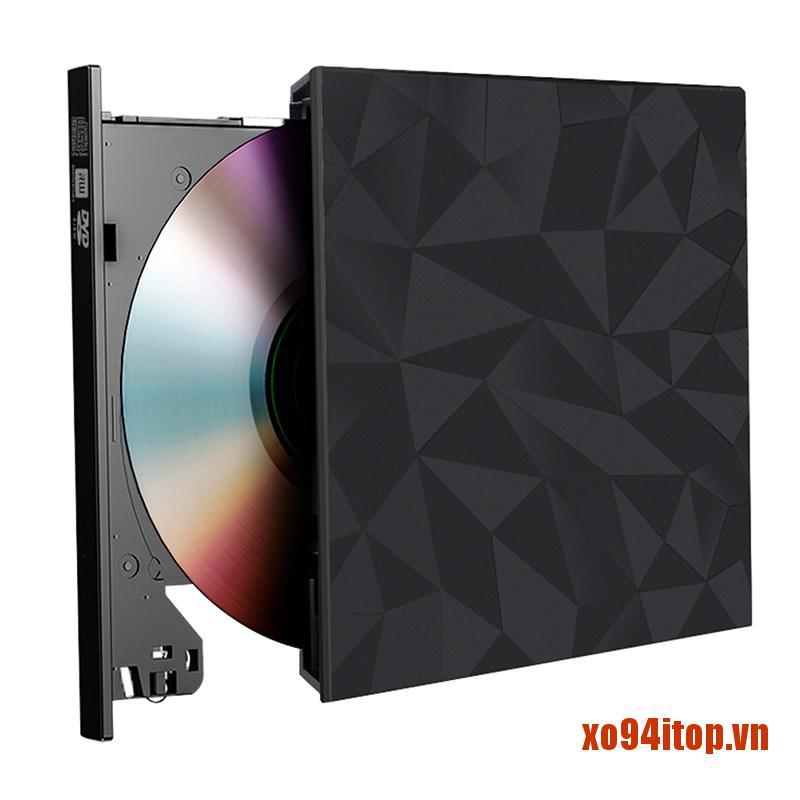 XOTOP USB 3.0 DVD Drive CD Burner Driver Drive-free High-speed Read-write Record