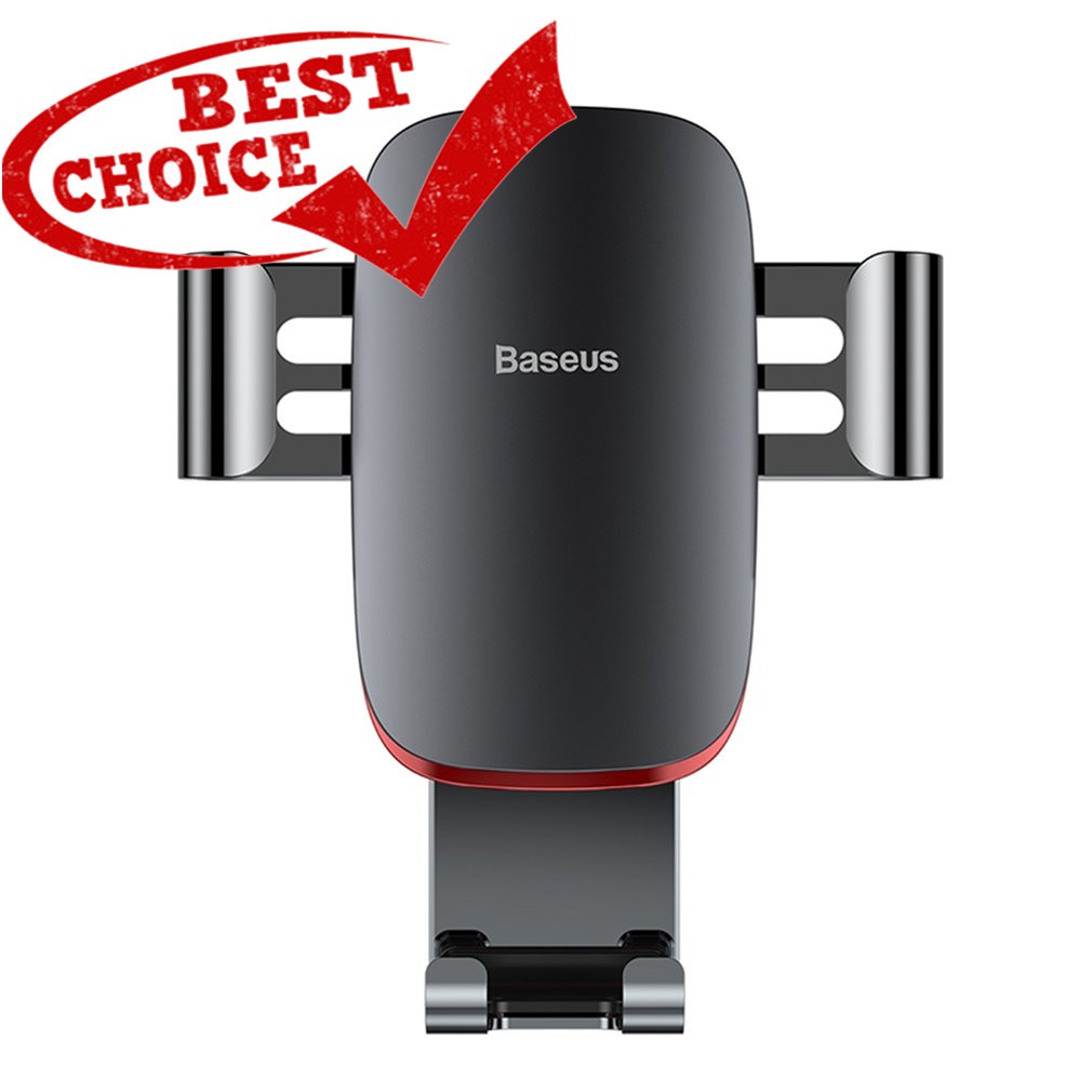Baseus Giá Đỡ Điện Thoại Bằng Kim Loại Xoay 360 Độ Gắn Lỗ Thông Gió Xe Hơi