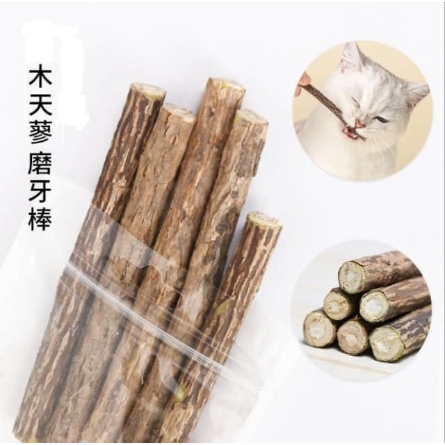 Thanh gỗ gặm catnip giúp mài răng, giảm viêm răng, thư giãn cho mèo