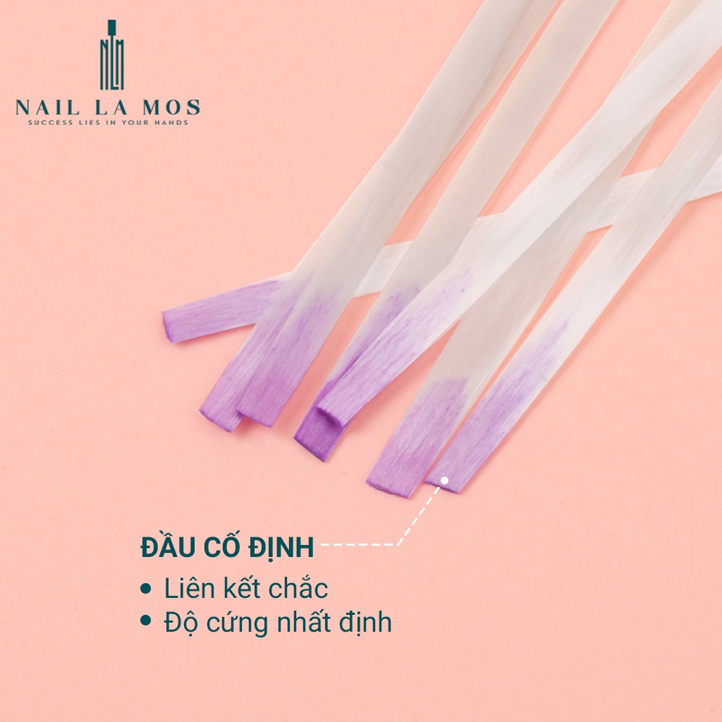 Set 10 tép lụa  nối dài móng nhanh - Nối móng lụa chuyên dụng