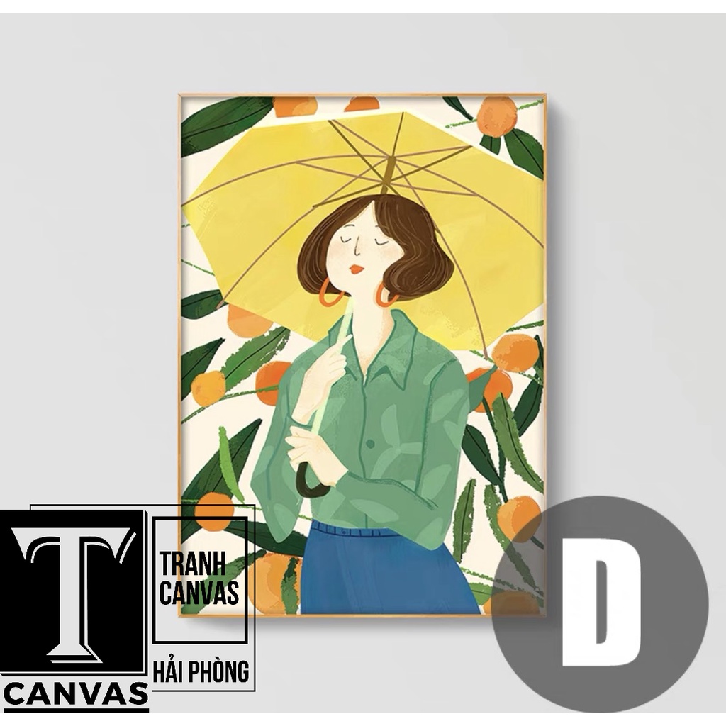 Tranh canvas treo tường phòng khách, tranh hiện đại nghệ thuật tranh vẽ phong cảnh TN01-05
