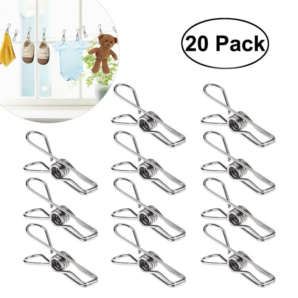 Bộ 20 Kẹp Quần Áo Chống Oxy Hóa
