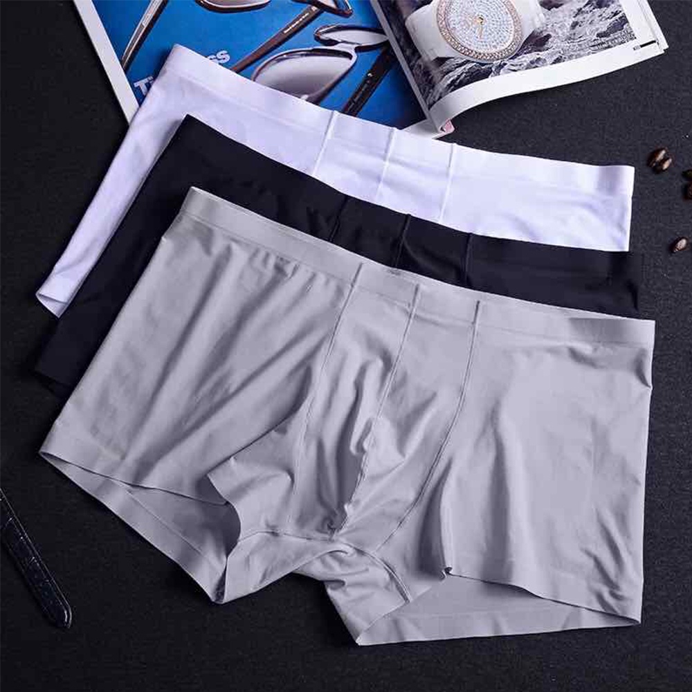[COMBO 4] Quần Boxer nam thun lạnh, quần sịp nam su đúc không đường may, không viền mỏng nhẹ - Hàng nhập khẩu | BigBuy360 - bigbuy360.vn