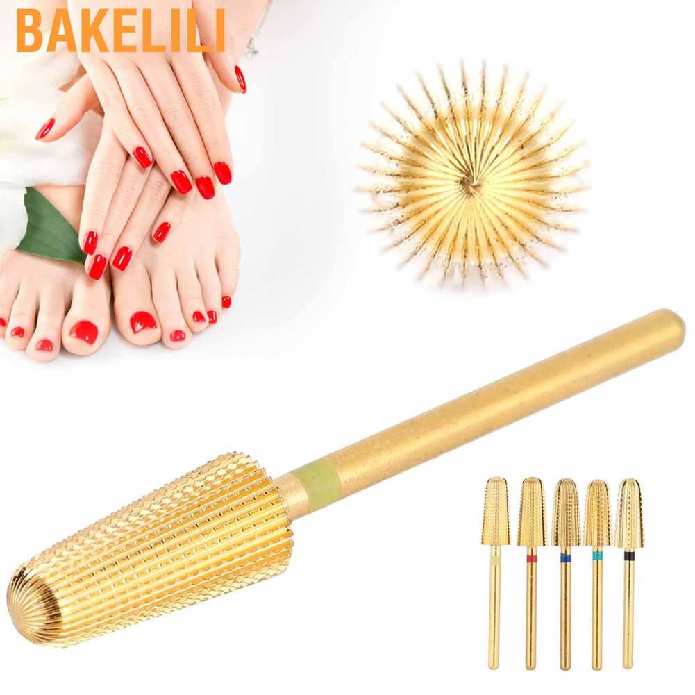 BITS (Hàng Mới Về) Đầu Mài Đánh Bóng Móng Tay 5 Trong 1 Bakelili