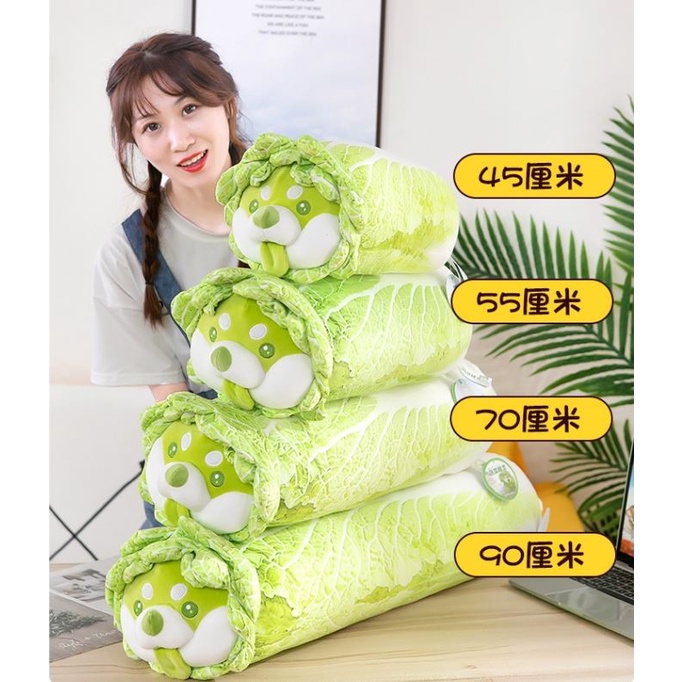 Rẻ Nhất- ẢNH THẬT] Gấu bông chó shiba bắp cải Vegetable Fairy siêu dễ thương