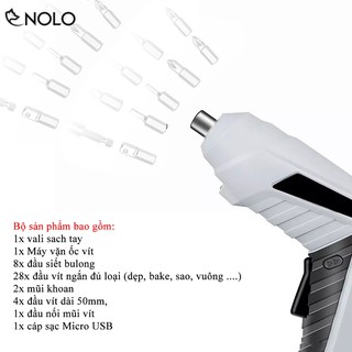 BỘ MÁY KHOAN VẶN VÍT 43IN1 TUOYO TY01