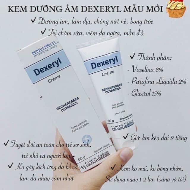 Kem dưỡng da nứt nẻ, chàm sữa cho bé Dexeryl Pháp