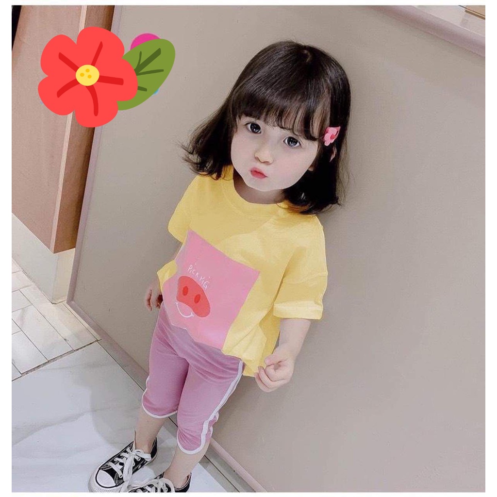 Lyvyshop - (Cotton SG chính phẩm) Bộ quần áo bé gái siêu dễ thương từ 09-28kg