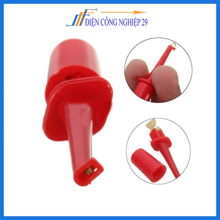 Bộ 2 móc kẹp điện loại to màu đa dạng