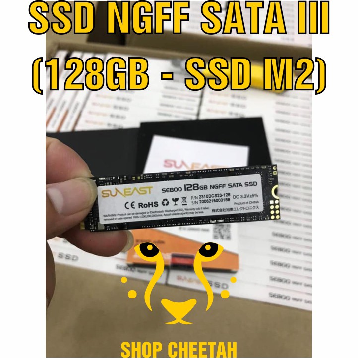 Ổ cứng SSD NGFF SATAIII SunEast 128GB nội địa Nhật Bản – CHÍNH HÃNG – Bảo hành 3 năm – M2 Sata3 SSD chính hãng