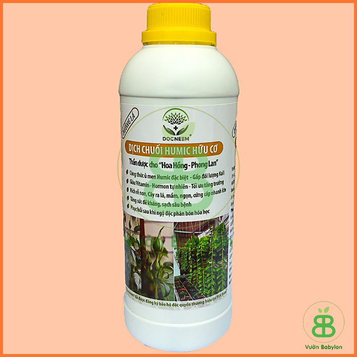 Dịch Chuối Humic Hữu Cơ 1 Lít - Dịch Chuối Thần Dược Cho Phong Lan