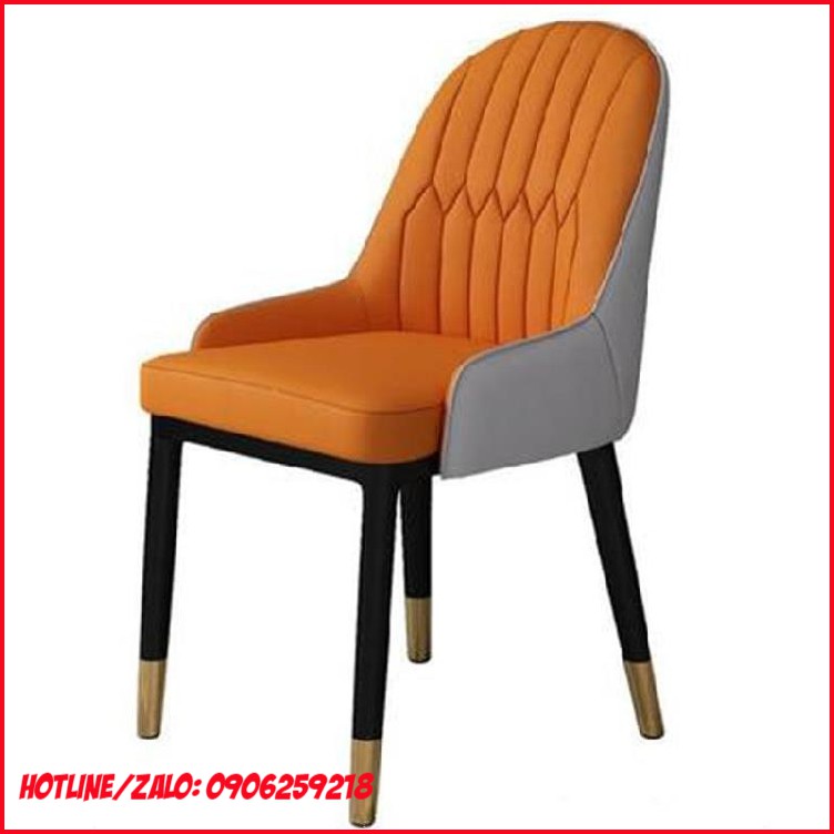 Ghế Ăn Monnet, ghế bàn ăn bọc da có tay vịn(Hàng chính hãng)