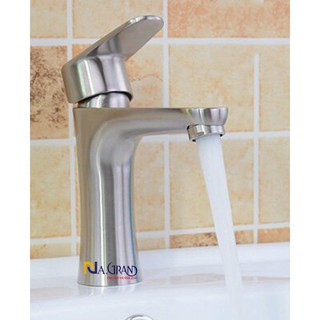 Vòi Rửa Mặt Lavabo Nóng Lạnh INOX 304 N3032 NA.GRAND và 2 dây HÀNG LOẠI 1 BAO XÀI BAO ĐỔI MỚI 1 NĂM VÒI LA EO
