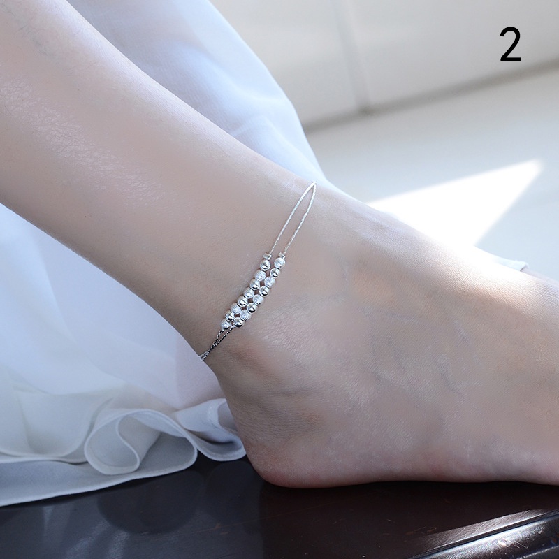 50 vòng chân bạc 925 trang sức thời trang hàn quốc Jl001