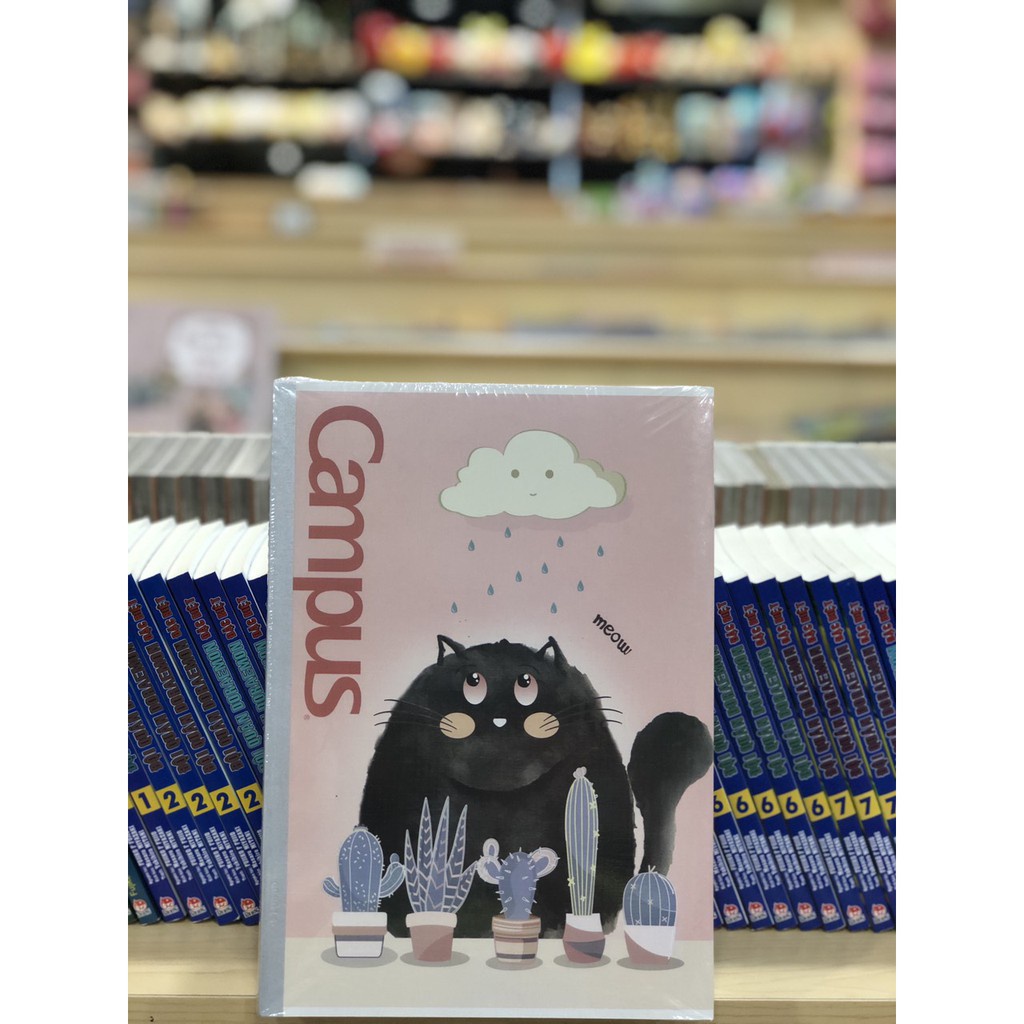 Vở kẻ ngang (có chấm) Campus MEOW 120 Trang, ĐL 70 gsm NB-BMEO120-2 (giao màu ngẫu nhiên)