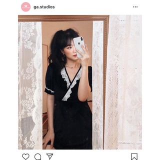 Đầm nhung ren ga.studios