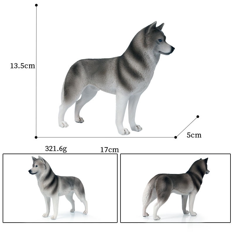 1053 Mô hình chó Husky siêu đẹp