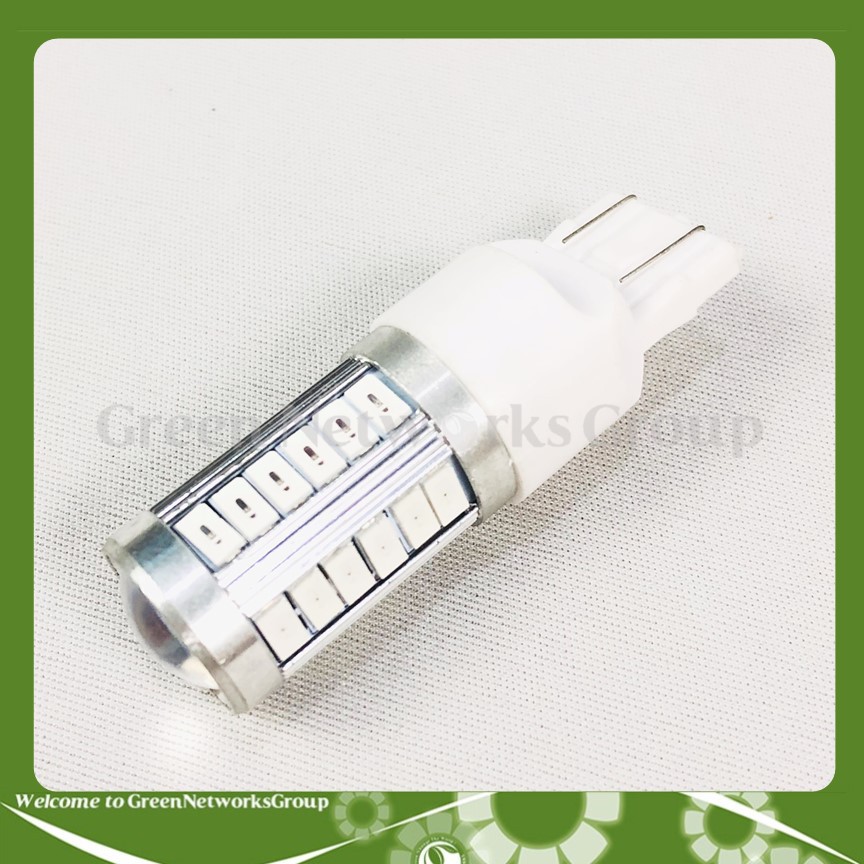 Bóng lùi LED T20 33 Tim 2 chế độ gắn đuôi xe ô tô Greennetworks ( Ánh sáng ngẫu nhiên )