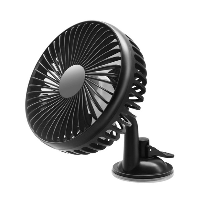 Sản Phẩm Quạt máy đơn mini trên ô tô gắn taplo và kính R-8039 .