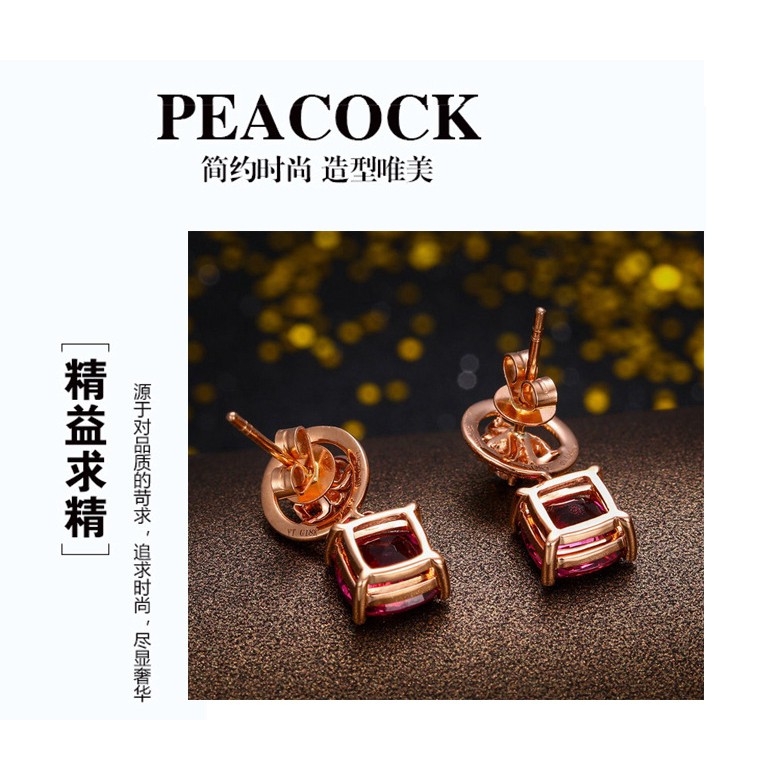 Khuyên tai tạo hình hoa hồng thời trang hàn quốc dành cho nữ