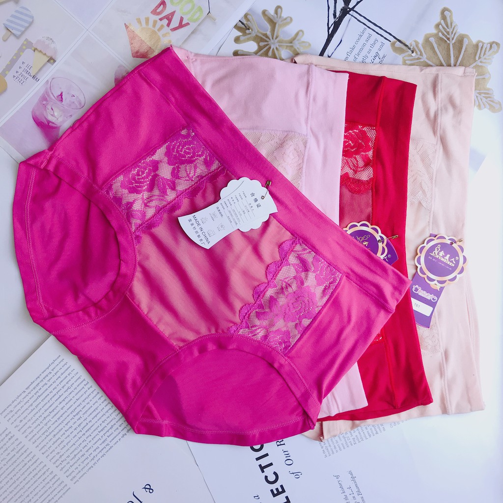 [Ảnh thật] Quần Lót Nữ Cotton Big Size, Quần Chíp Nữ Siêu To Cho Người Béo Mập QL761