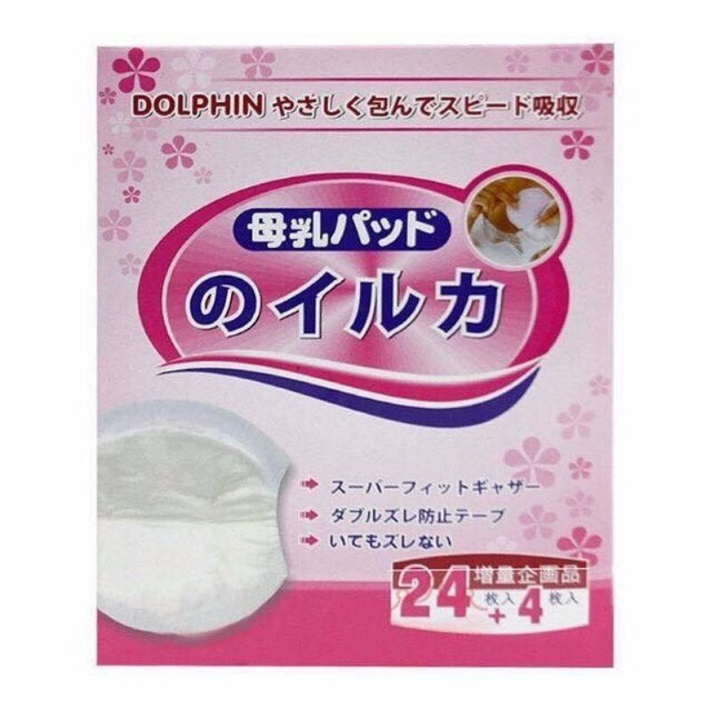 Miếng lót thấm sữa Dolphin, Hộp thấm sữa Dolphin Hộp 28 miếng tiện lợi cho mẹ