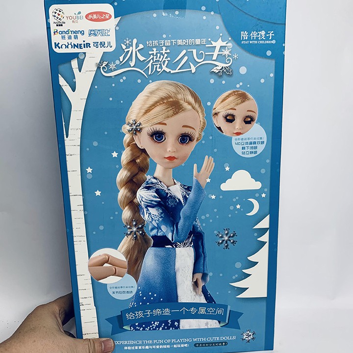 Công Chúa Elsa Kèm Đũa Thần D0385 - Đồ Chơi Trí Tuệ